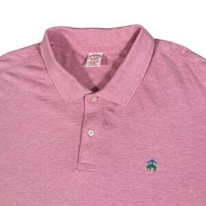 Brooks Brothers Performance Polo Shirt Mens 2XLT Pink Supima Cotton Original Fit